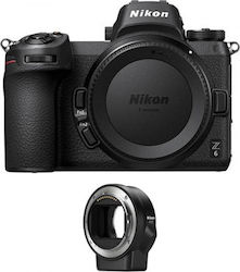Nikon Z6 Mirrorless Camera Full Frame Body + FTZ Adapter Black