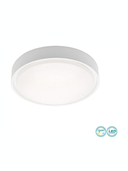 Viokef D300 Yara Round Outdoor LED Panel 18W with Warm White Light 30x30cm