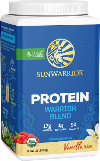 Sunwarrior Warrior Blend Organic Gluten & Lactose Free with Flavor Vanilla 750gr