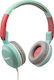 Tribe Vespa Acquamarina Wired On Ear Headphones Turquoise