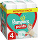 Pampers Pants Πάνες Βρακάκι No. 4 για 9-15kg 176τμχ