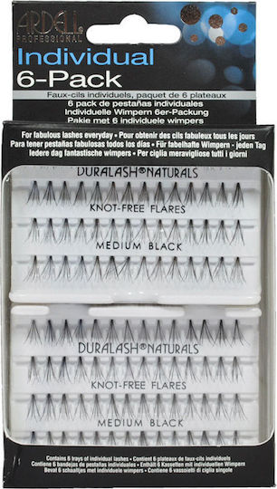 Ardell Individual Cluster Lashes in Black color Medium Black 6pcs