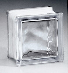 Glass block Cloud 14,5×14,5x8cm