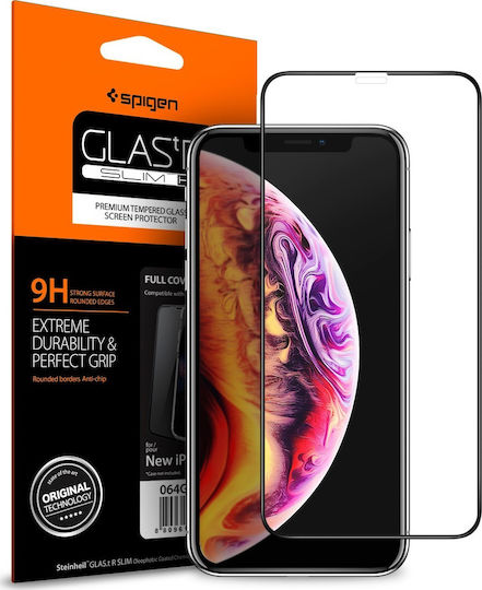 Spigen Oleophobic Coated Glas.tr Full Face Tempered Glass (iPhone 11)