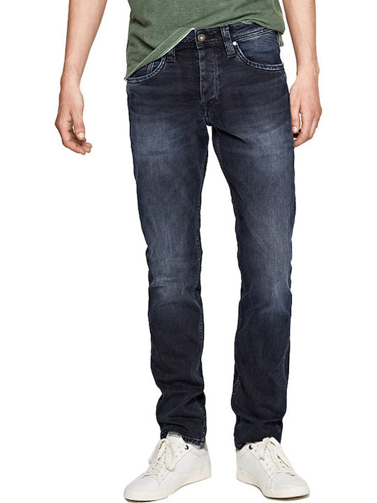 Pepe Jeans Cash Men's Denim Pants in Regular Fit Blue