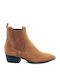 Sante Wildleder Damen Cowboy-Stiefeletten Tabac Braun