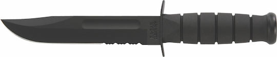 Ka-Bar USA Μαχαίρι Black Serrated σε Θήκη 1214