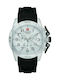 Swiss Alpine Military by Grovana Men's Watch 45mm Chronograph Battery with Black Rubber Strap