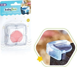 Baby Jem For Edges & Corners with Sticker made of Plastic in White Color 4pcs