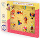 Ξύλινο Παιδικό Puzzle Σφηνώματα Ξύλινο Puzzle Παιχνίδια Παραλίας 8pcs Anelixi