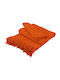 Sunshine Σενίλ 5 Ριχτάρι Πολυθρόνας Chenille 240x180εκ. Πορτοκαλί