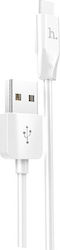 Hoco X1 USB 2.0 USB-C männlich - USB-A 1m (HOC-X1c-W) Hoco X1 USB 2.0 USB-C männlich - USB-A 1m (HOC-X1c-W)