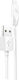 Hoco X1 USB 2.0 Kabel USB Typ-C männlich - USB-A Weiß 1m HOC-X1c-W