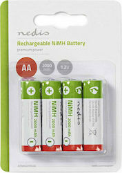 Nedis AA 2000mAh 1.2V 4τμχ Nedis AA 2000mAh 1.2V 4τμχ