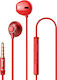 Baseus Encok H06 In-Ear Freihändig Kopfhörer mit Stecker 3.5mm Rot