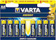 Varta Energy Алкални Батерии AA 1.5V 8бр