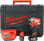 Milwaukee M12 FIWF12-422X Brushless Cheie de impact 12V 2x4Ah cu Priză 1/2"