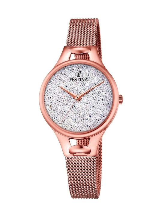 Festina Ceas cu Rose Gold Brățară metalică F20333/1