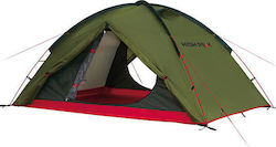 High Peak Woodpecker 3 Σκηνή Camping Igloo Χακί με Διπλό Πανί 4 Εποχών για 3 Άτομα 340x190x110εκ.