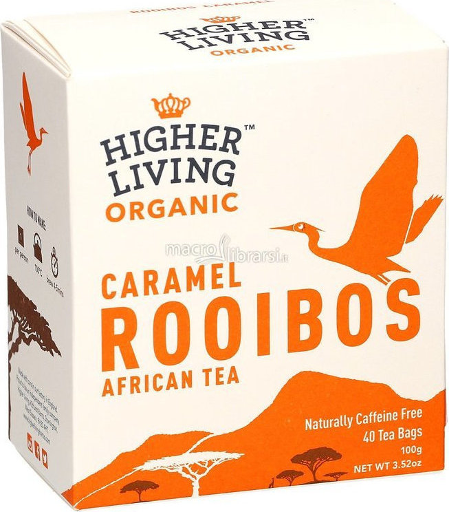 Higher Living Caramel Rooibos African Tea 40 Φακελάκια Skroutz.gr