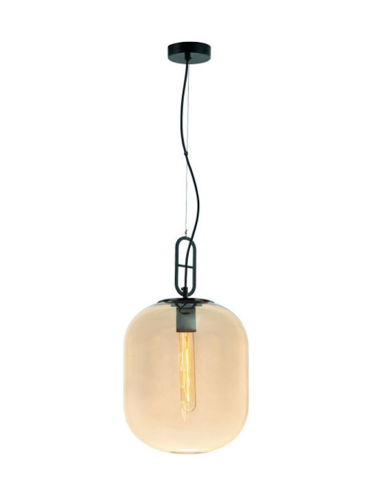 Viokef Retro Pendant Light Suspension for Socket E27 Beige