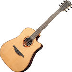 Lag Acoustic Guitar Tramontane T118DCE Cutaway Natural Satin