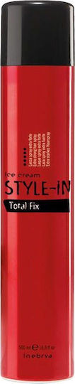 Inebrya Ice Cream Style-In Total Fix Fixativ Lichid Pentru Păr Cu Nivel De Fixare Foarte Puternic 500ml