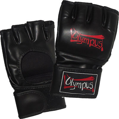 Olympus Sport UFC Style MMA Handschuhe aus Kunstleder Schwarz