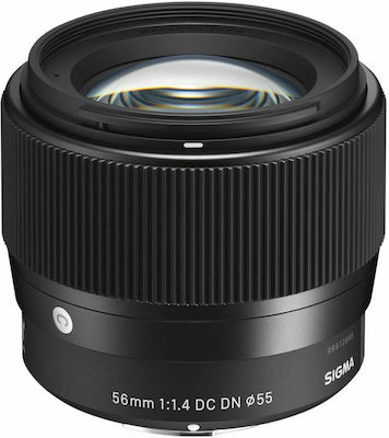 Sigma Crop Camera Lens 56mm f/1.4 DC DN Contemporary Telephoto for Sony E Mount Black