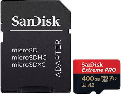 Extreme Pro microSDXC U3 V30 A2 UHS-I 170MB/s με αντάπτορα