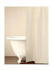 Palamaiki Simple Fabric Shower Curtain 180x180cm Cream