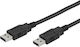 Vivanco USB 2.0 Кабел USB-A мъжки - USB-A мъжки Черен 1.8м 45296