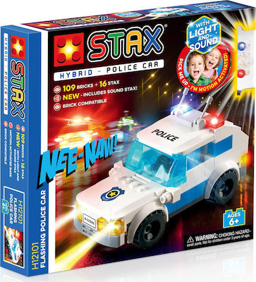 Light Stax Building Block Flashing Police Car for 6+ years 125pcs