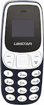 L8STAR BM10 Mini Dual SIM Mobile Phone with Buttons Blue