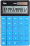 Deli 1589 Calculator 12 Digits in Blue Color