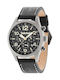 Timberland Ashmont Watch Chronograph Battery with Black Leather Strap