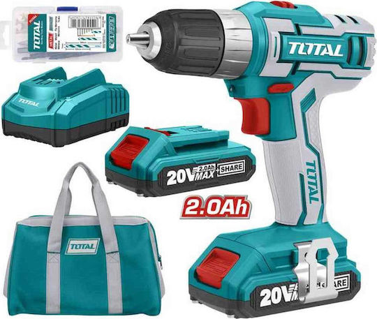 Total Drill Driver Battery 20V 2x2Ah