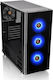 Thermaltake V200 Tempered Glass RGB Edition Gaming Midi Tower Computer Case with Window Panel Black