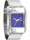 Nixon Γυναικείο Ρολόι 27mm Μπαταρίας με Ασημί Μεταλλικό Μπρασελέ
