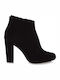 Marco Tozzi Suede Women's Ankle Boots Black