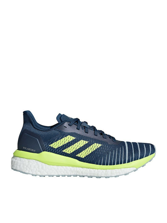 Adidas Solar Drive Γυναικεία Αθλητικά Παπούτσια Running Legend Marine / Hi-Res Yellow / Ash Grey
