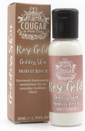 Cougar Rose Gold Goddess Skin Moisturiser Cream Face 50ml