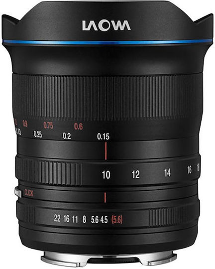 Laowa Full Frame Φωτογραφικός Φακός 10-18mm f/4.5-5.6 Zoom Ultra-Wide Zoom για Sony E Mount Μαύρος