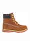 Timberland 6inch Premium Rust Leder Damen Knöchelstiefel Tabac Braun