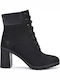 Timberland Allington 6inch Suede Women's Ankle Boots with High Heel Black