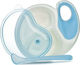 Nuby Baby Food Bowl Made of Plastic Blue Set of 2