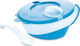 Canpol Babies Kinderessschale Set Schüssel & Löffel aus Plastik Blau