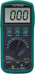 Hyelec Digital Multimeter with Buzzer with Measurement AC / DC / Resistor / Capacity / Temperature MS8221C