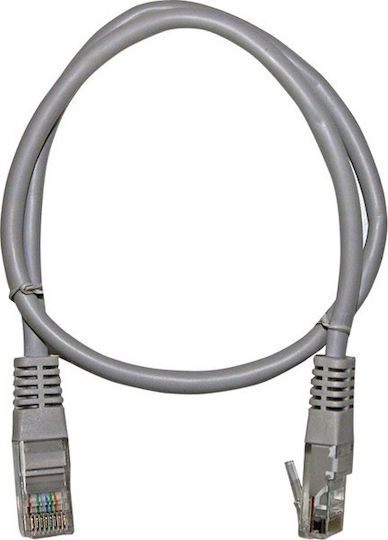 Adeleq U/UTP Cat.5e (Gigabit) Καλώδιο Δικτύου Ethernet 7m Γκρι