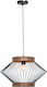 Viokef Darling Pendant Light Single-Light Grid for Socket E27 Bronze